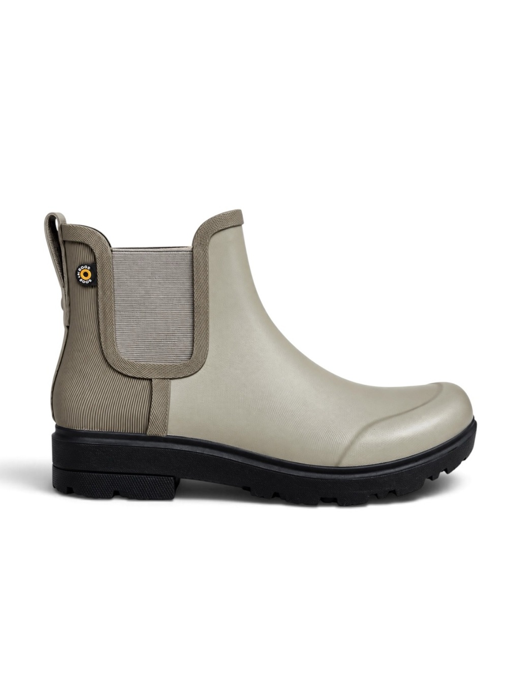 BOGS Holly Chelsea Waterproof Rain Boots Taupe Tan Size 9